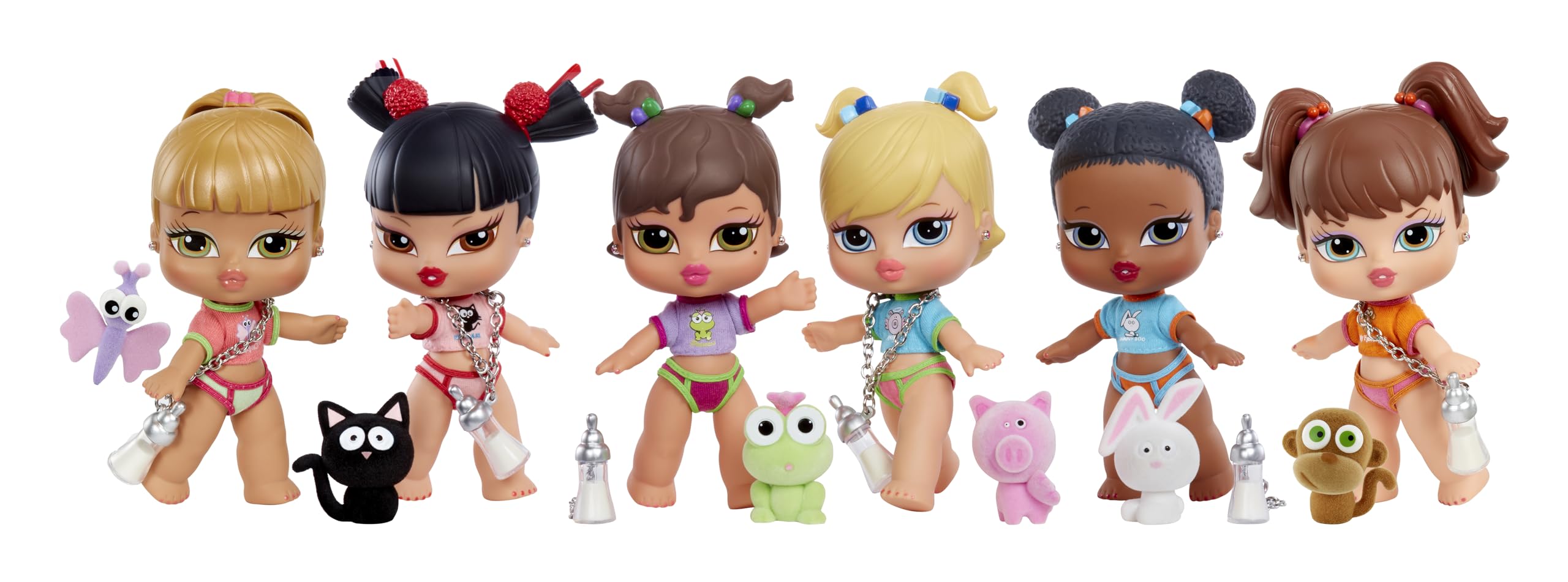 Bratz Babyz Sasha Collectible Fashion Doll with Real Fashions and Pet - Image 5