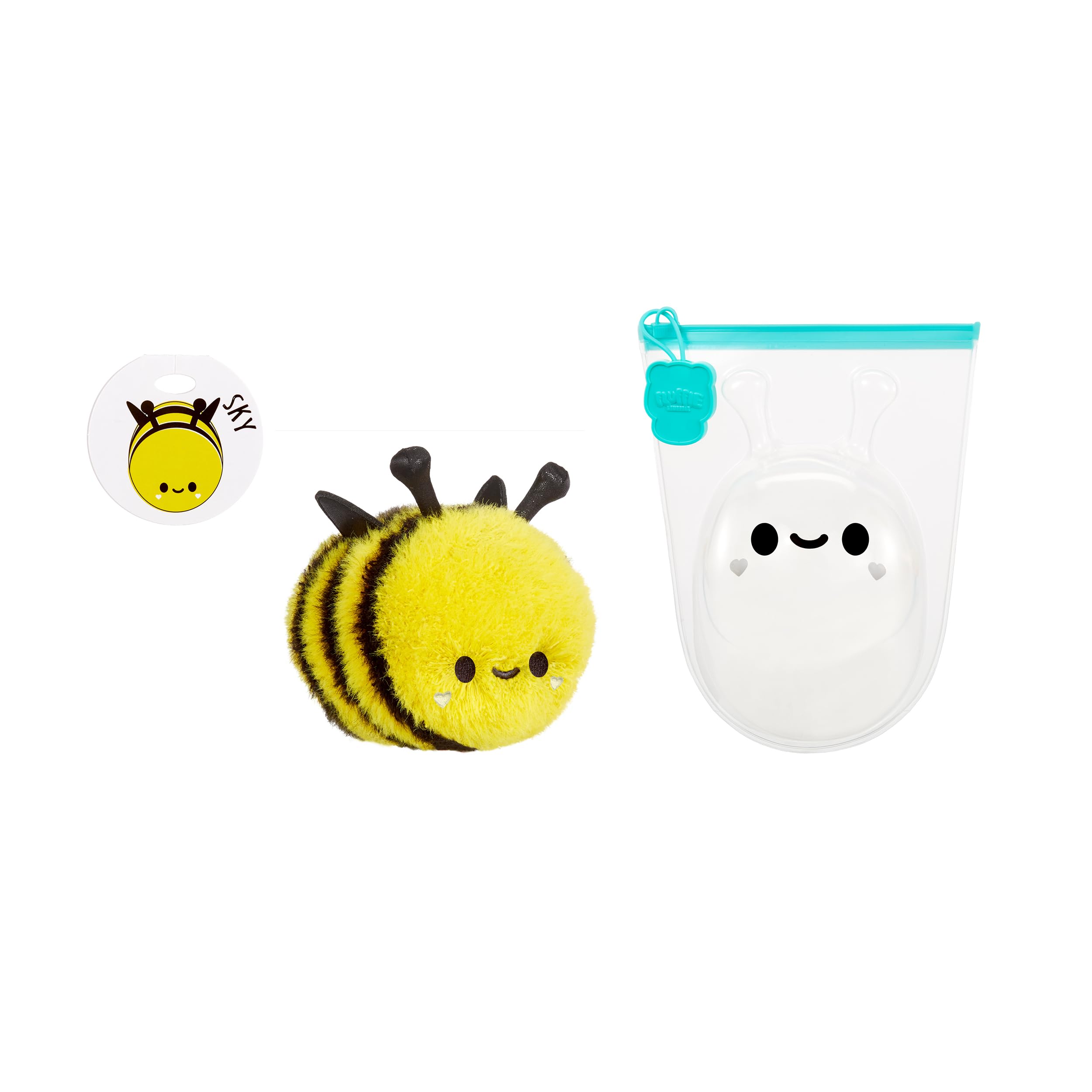 Fluffie Stuffiez Bee Small Collectible Feature Plush - Surprise Reveal Unboxing Huggable Tactile Play Fidget DIY Ultra Soft Fluff - Image 6