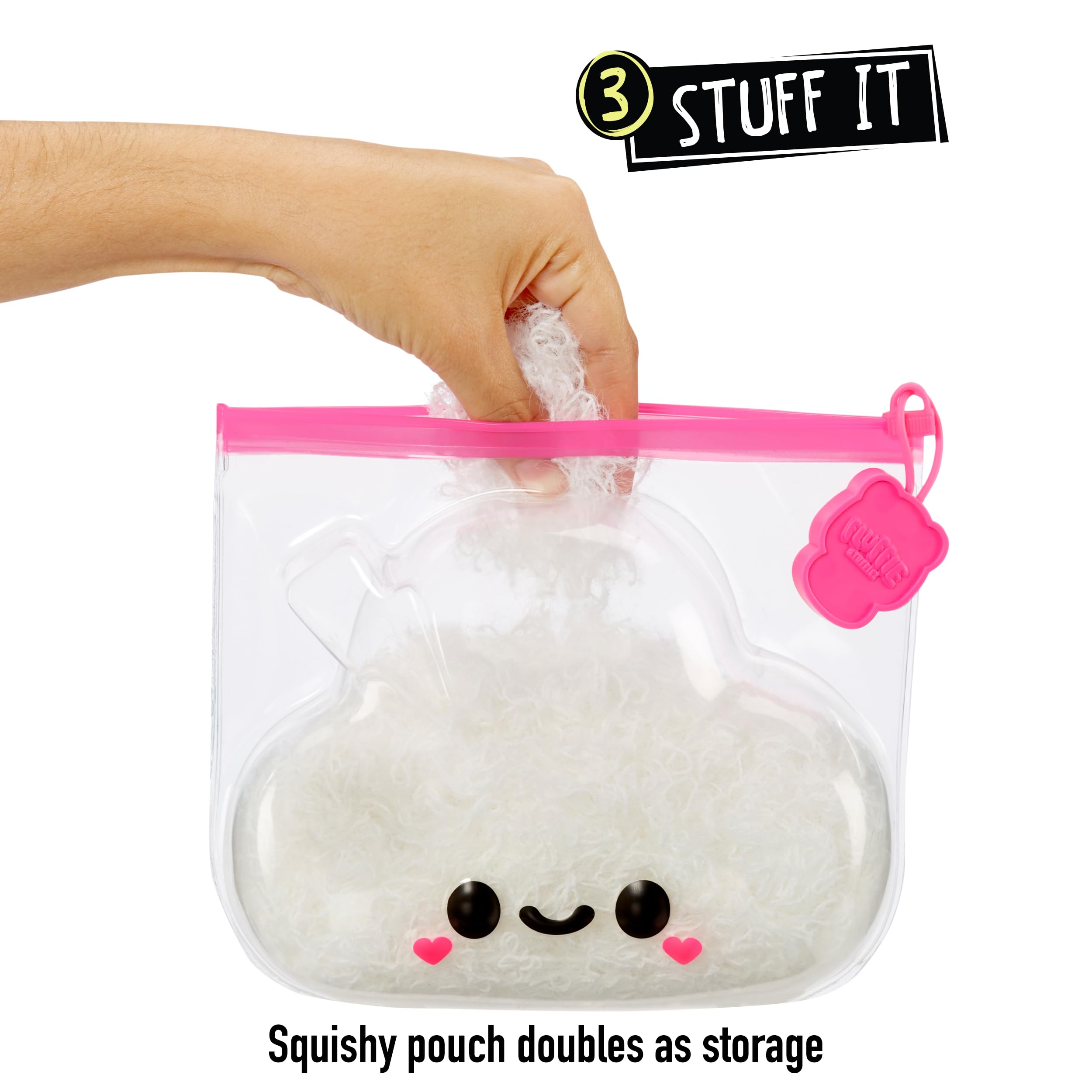 Fluffie Stuffiez Cloud Small Collectible Feature Plush - Surprise Reveal Unboxing with Huggable ASMR Fidget DIY Fur Pulling, Ultra Soft Fluff - Image 5