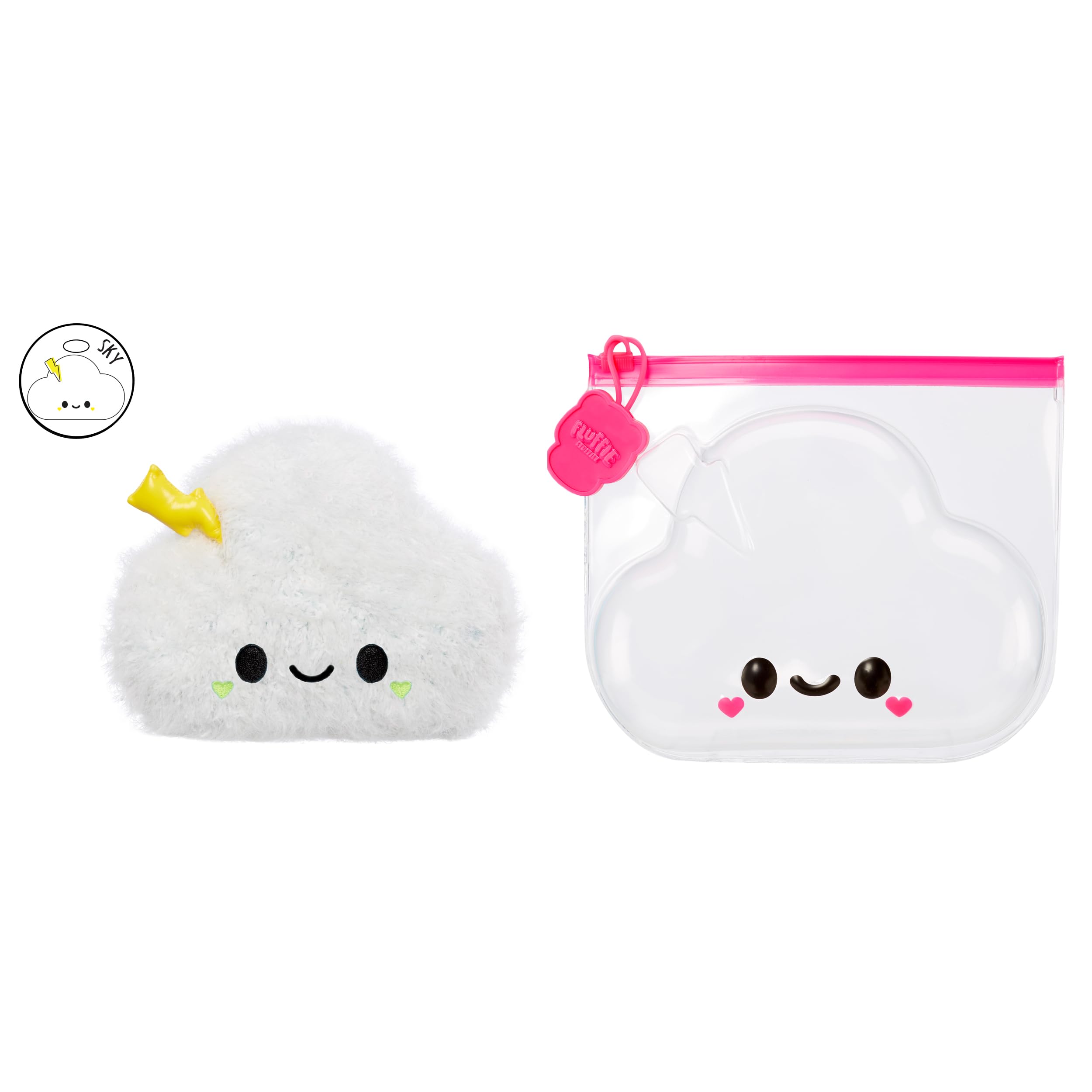Fluffie Stuffiez Cloud Small Collectible Feature Plush - Surprise Reveal Unboxing with Huggable ASMR Fidget DIY Fur Pulling, Ultra Soft Fluff - Image 6