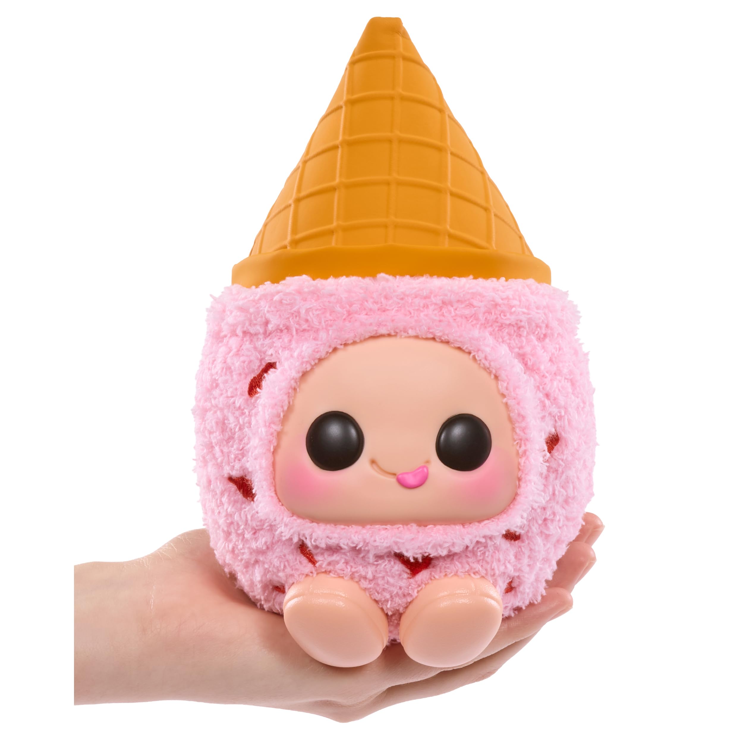 Hyojo Breyer’s Ice Cream Cone Series, Blind Box Collectible Plush, Limited Edition, 3 to Collect, Chocolate, Mint Chocolate Chip and Strawberry, Great Gift for All Ages - Image 4