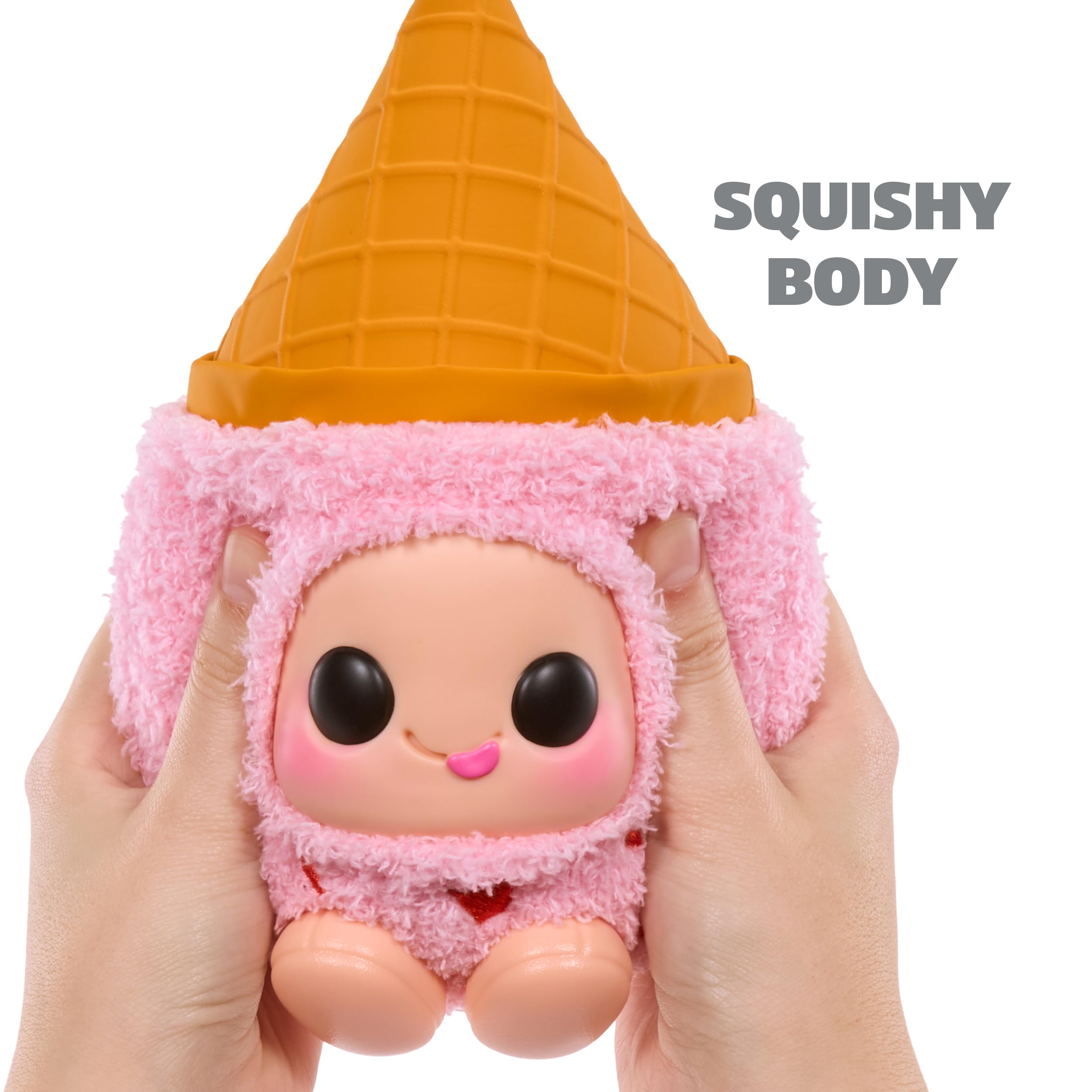Hyojo Breyer’s Ice Cream Cone Series, Blind Box Collectible Plush, Limited Edition, 3 to Collect, Chocolate, Mint Chocolate Chip and Strawberry, Great Gift for All Ages - Image 5