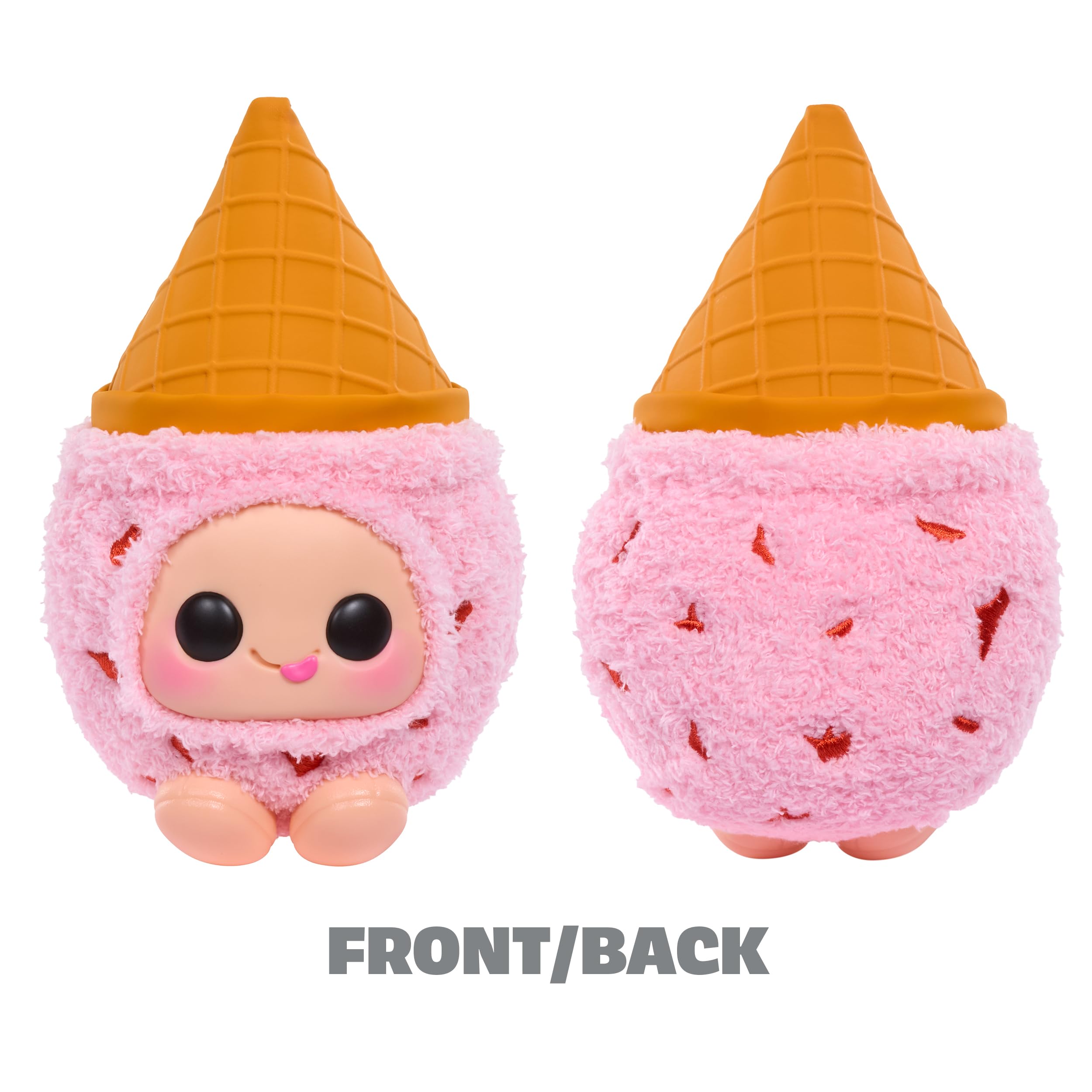 Hyojo Breyer’s Ice Cream Cone Series, Blind Box Collectible Plush, Limited Edition, 3 to Collect, Chocolate, Mint Chocolate Chip and Strawberry, Great Gift for All Ages - Image 8