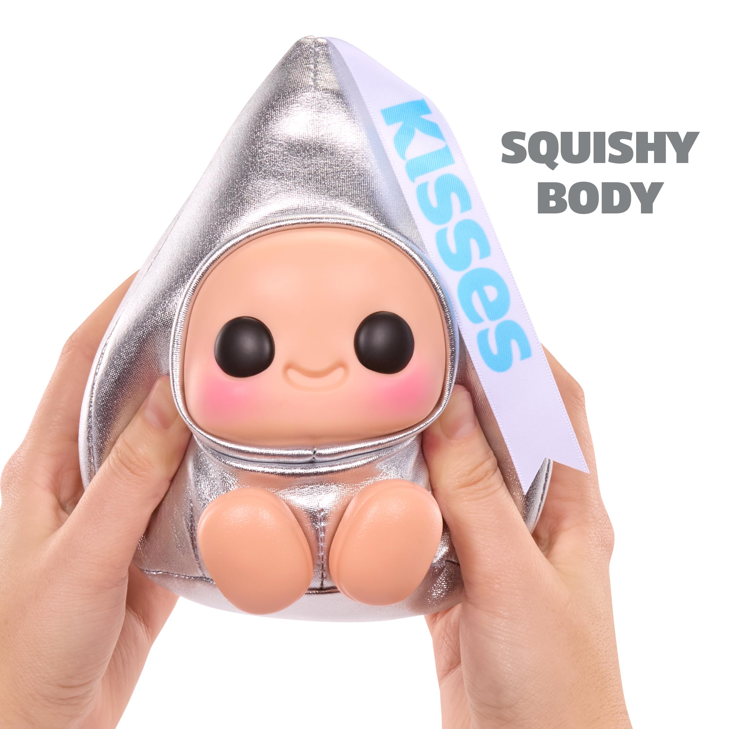 Hyojo Hershey’S Kisses Series, Blind Box Collectible Plush, Limited Edition Toy Gift for All Ages, 3 to Collect, Blue, Silver & Pink Foil - Image 5