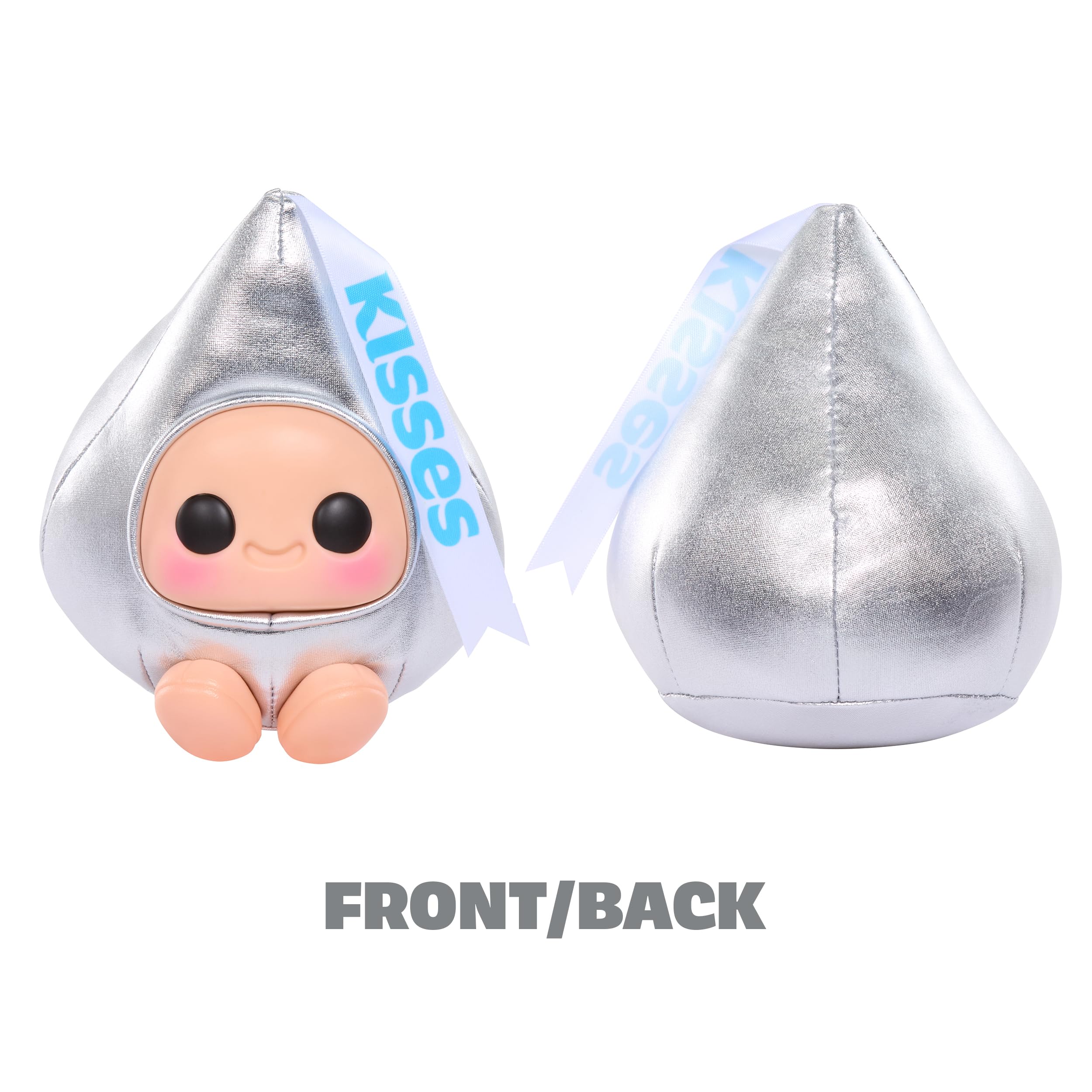 Hyojo Hershey’S Kisses Series, Blind Box Collectible Plush, Limited Edition Toy Gift for All Ages, 3 to Collect, Blue, Silver & Pink Foil - Image 8