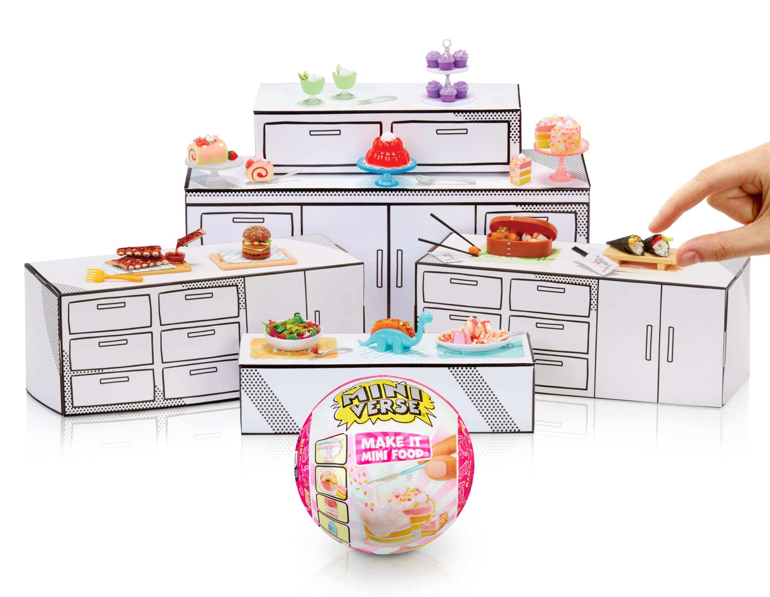 Make It Mini Food Diner Series 3 Mini Collectibles - MGA's Miniverse, Blind Packaging, DIY, Resin Play, Replica Food, NOT Edible, Collectors, 8+ - Image 6
