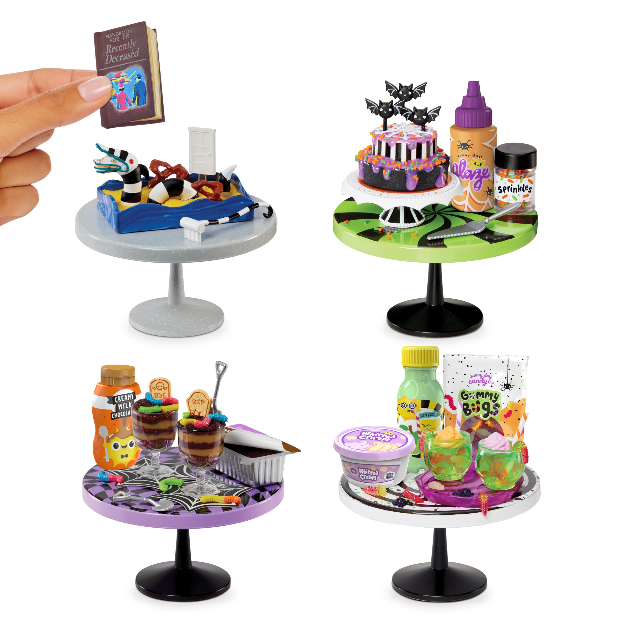 MGA's Miniverse Make It Mini Food Spooky Treats Series 2 Mini Collectibles 3 Pack - Seasonal, Blind Packaging, DIY, Resin, Replica Food, NOT Edible, Collectors, 8+ - Image 7