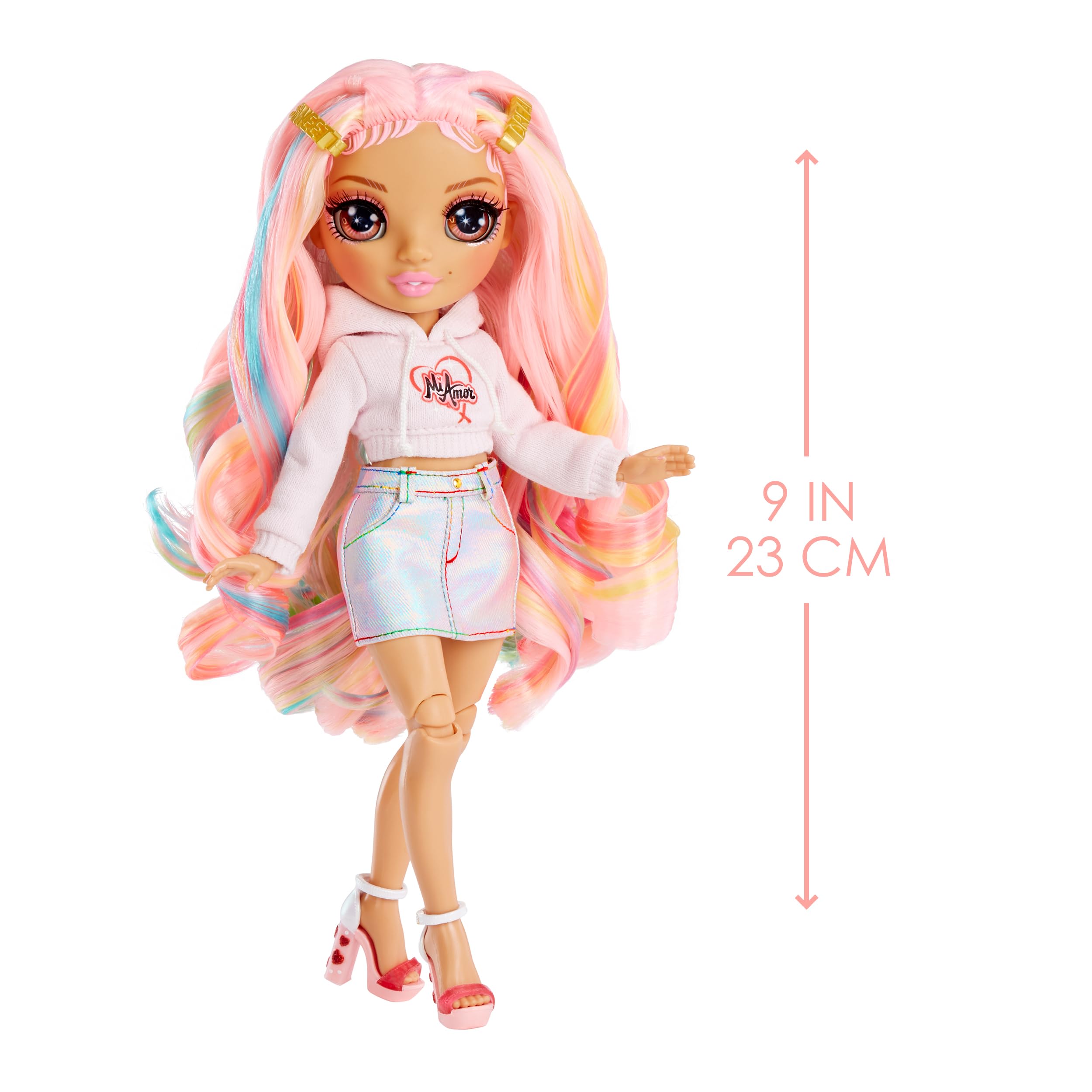Rainbow High Rainbow Junior High Special Edition Kia Hart - 9" Pink Posable Fashion Doll with Accessories and Open/Close Soft Backpack. Great Toy Gift for Kids Ages 4-12 - Image 3