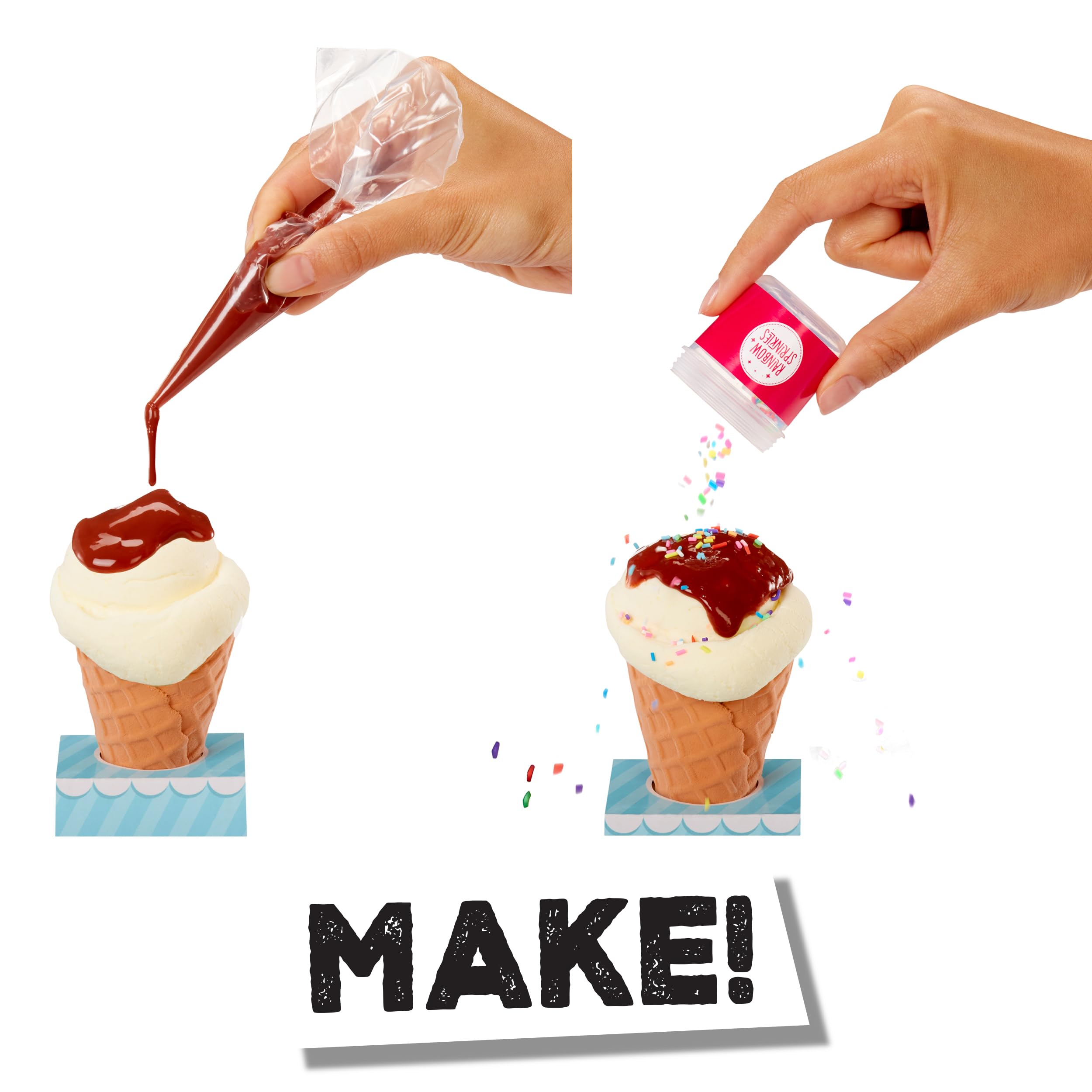 Slime Life Ice Cream Cone DIY Slime Kit - Unboxing Ingredients to Make, Smash, and Stretch Your Food Slime, Ages 8+ - Image 4