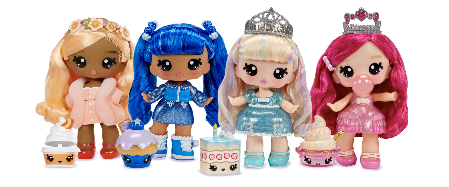 Yummiland Large Doll + Lipgloss Pet- Callie Birthday Cake, Age 4+ - Image 4
