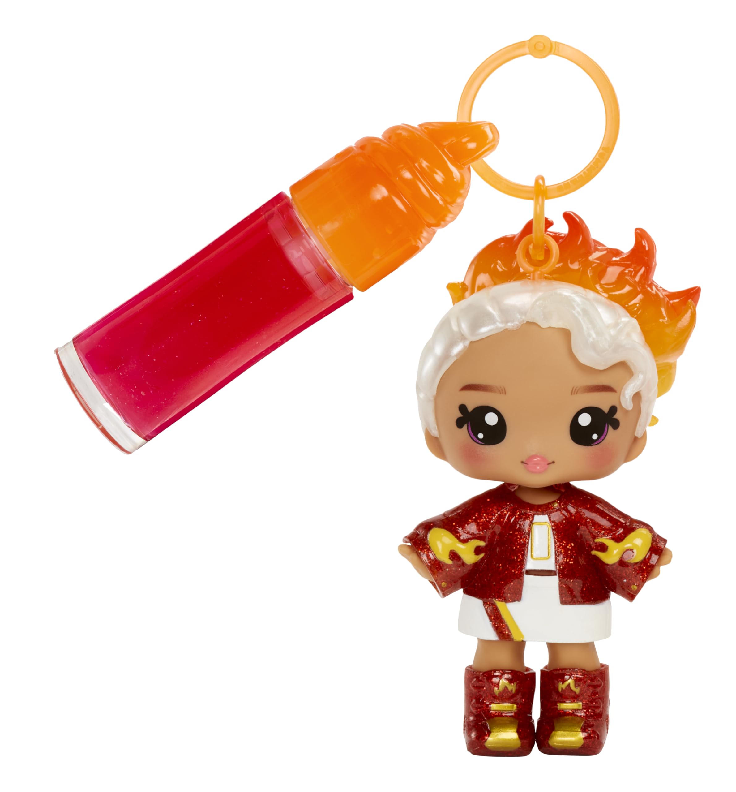 Yummiland Lip Gloss Doll - Amber Cinnamon, with DIY Lip Gloss Kit, Ages 4+ - Image 5